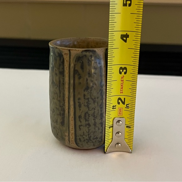 Vintage Redware Pottery Cup - Picture 8 of 10